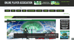 Desktop Screenshot of onlineplayerassociation.com